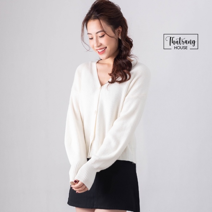 Áo khoác cardigan len nữ dáng croptop Quảng Châu kiểu Hàn Quốc chất dày dặn G-16 430