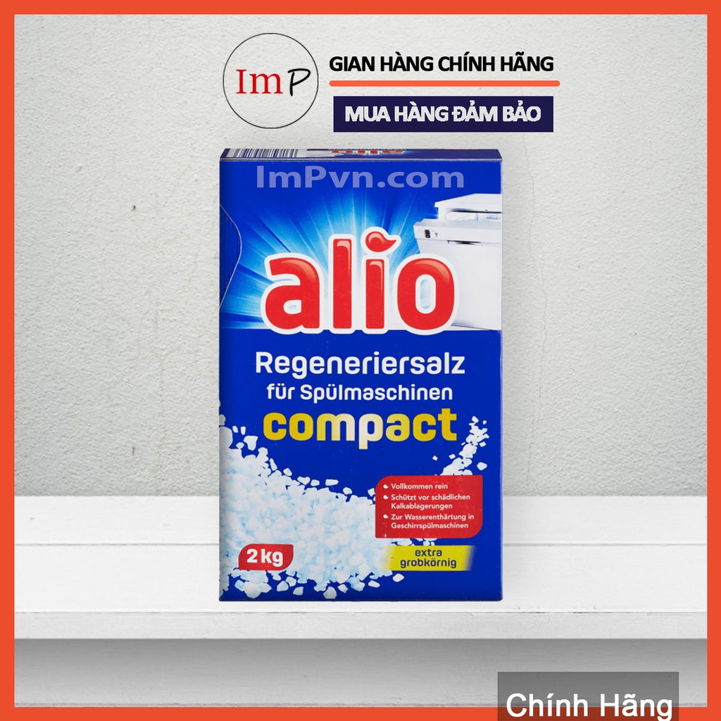 [TRỢ GIÁ THƯƠNG HIỆU] Muối rửa bát Alio 2kg - Muối làm mềm nước