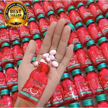 COMBO 8 Chai Kẹo Playmore Dưa Hấu - Hàng Xách Tay Chính Hãng Thái Lan - Siêu Thị 7Eleven
