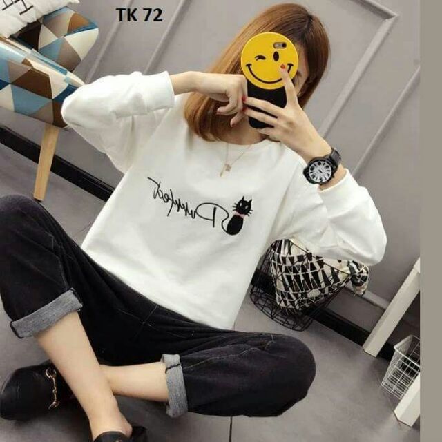 Áo thu đông chất nỉ bông dày ấm