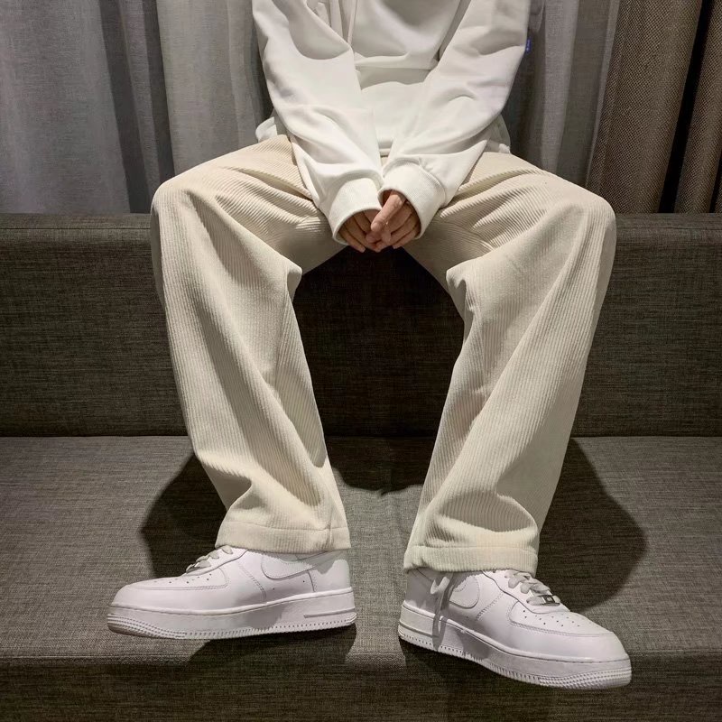 Quần dài nam ống rộng thời trang dành cho Hàn Quốc simple quần ống suông unisex bigsize quần thể thao nam dài nữ