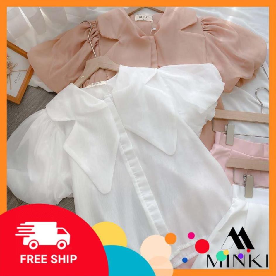 [SALE_MẠNH_50%] [ HÀNG THIẾT KẾ] SET ÁO CỔ NHỌN VÀ CHÂN VÁY XẾP LY - CHẤT LIỆU TƠ CAO CẤP - MÀU HỒNG [SIÊU PHẨM] | BigBuy360 - bigbuy360.vn