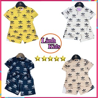[ 𝐂𝐔̛̣𝐂 𝐇𝐎́𝐓 ] Đồ Bộ Cho Bé Trai , Bé Gái  Bộ Quần Áo A.D.I.D.A.S  Cotton Lạnh Co Giãn Mềm Mịn , Siêu Mát Cho Bé