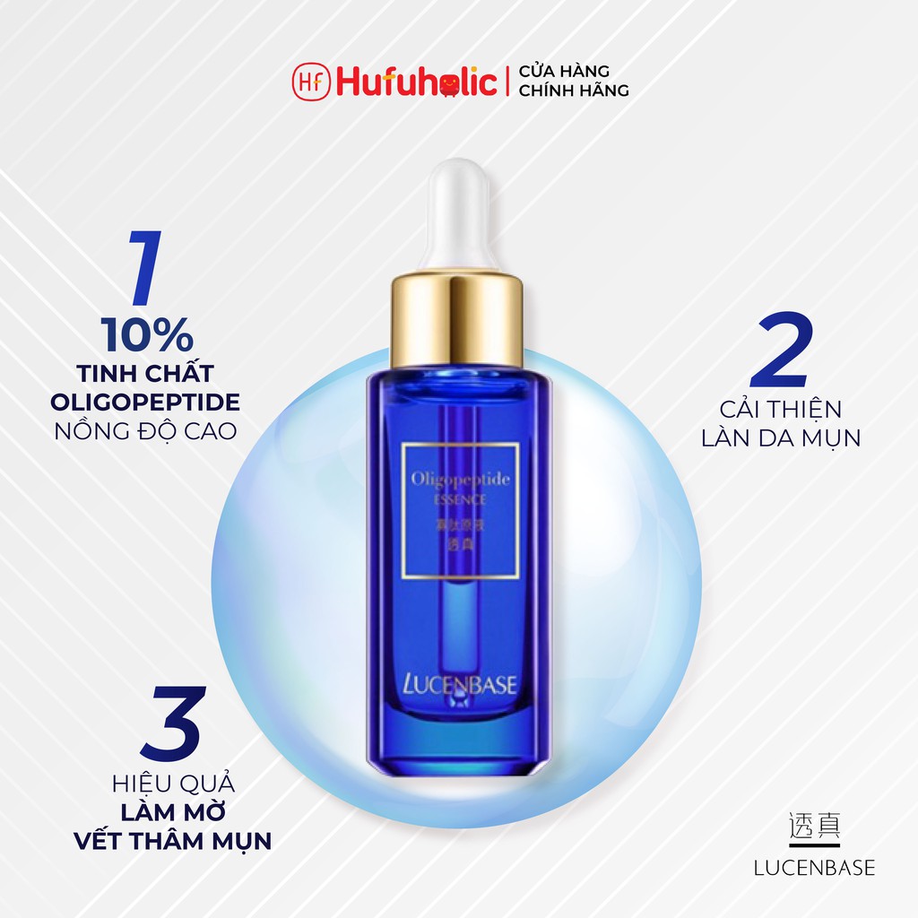 LUCENBASE – Tinh chất Oligopeptide Essence dịu da mờ thâm mụn phục hồi mịn da LUCB17