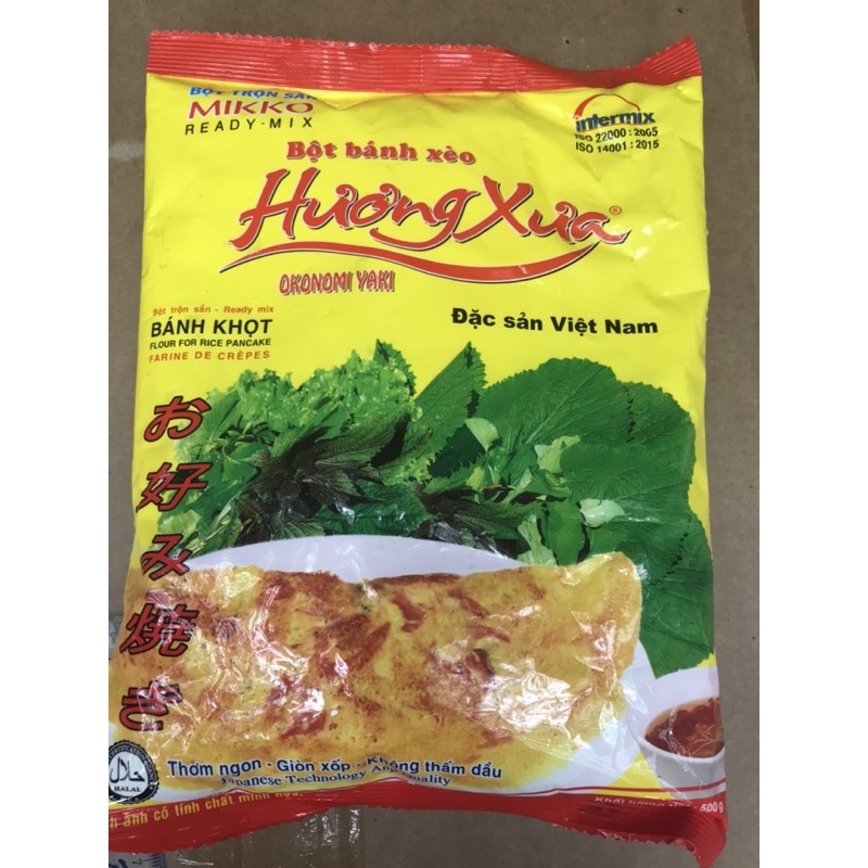 Bột đổ bánh xèo, bánh khọt Hương Xưa_500gr