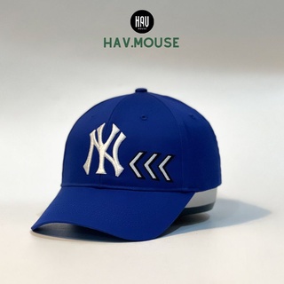 Mũ lưỡi trai NY xanh blue logo thêu mũi tên thêu tinh tế Free size dành cho cả nam và nữ