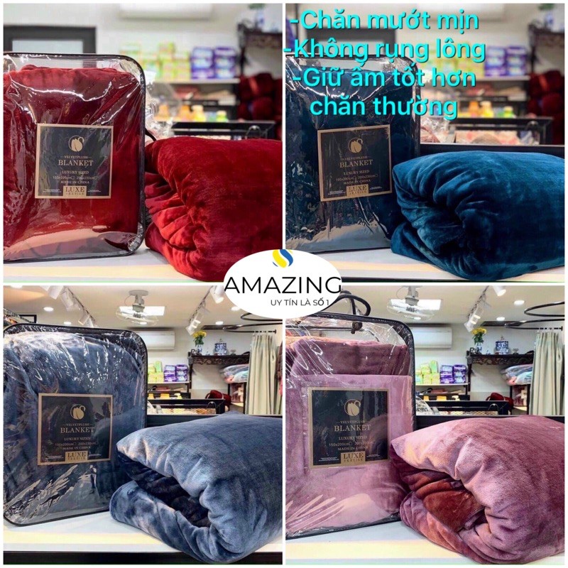 Chăn lông thỏ Blanket xuất khẩu hàng loại 1( dùng được 4 mùa) | BigBuy360 - bigbuy360.vn