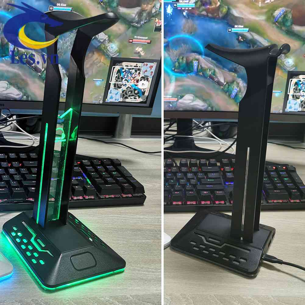 Giá Đỡ Tai Nghe Chơi Game 6 Chế Độ Màu RGB