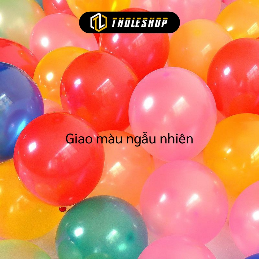 Bong Bóng - Combo 100 Bong Bóng Trang Trí Sinh Nhật, Bữa Tiệc Nhũ Tròn 4028