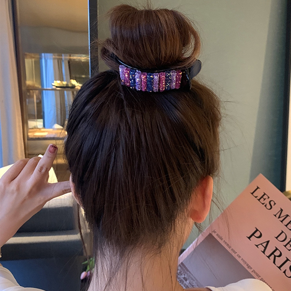 Kẹp Tóc Màu Cầu Vồng Thiết Kế Tinh Tế Cho Nữ