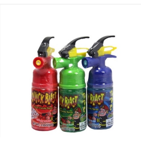 Kẹo Xịt Chua Bình Cứu Hỏa Quick Blast Mỹ