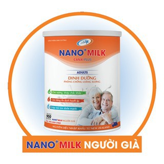 Sữa Nano Milk hỗ trợ dành cho bệnh nhân ung thư suy kiệt,người ăn chay,không dung nạp Lactose,người già thiếu Canxi...