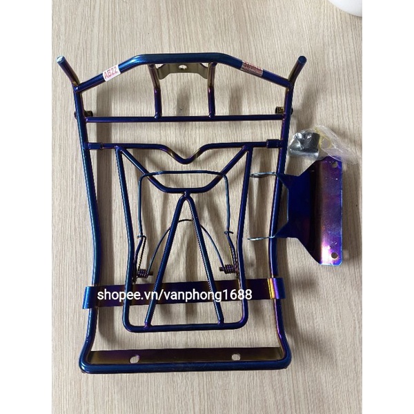 Baga AB160-125-150 AirBlade 2020->2023 Xi Titan/Xi 7 Màu/Sơn Đen/INOX Pát Bắt Yên Xe