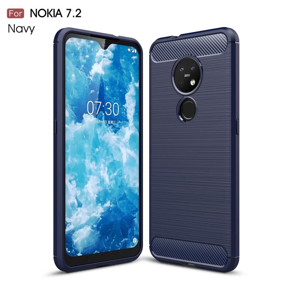 Ốp điện thoại sợi carbon chất lượng cho Nokia 7.2