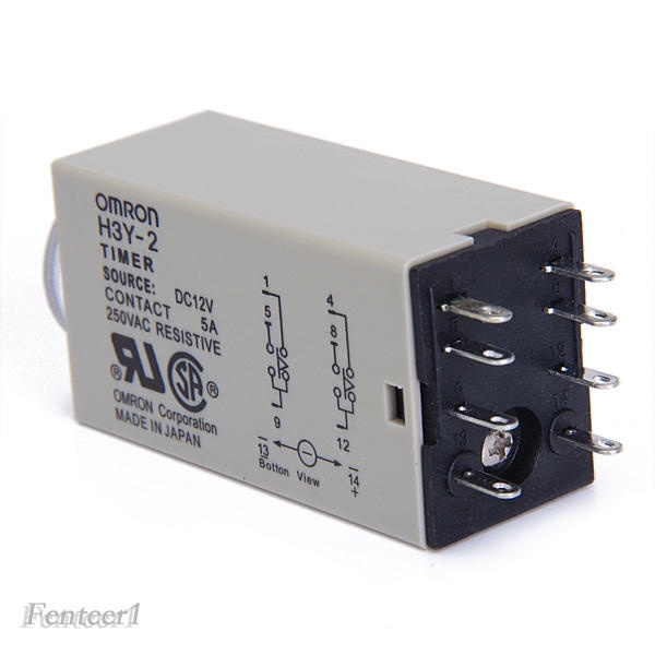 Rơ Le Hẹn Giờ H3Y-2 DC 12V 0-60 Phút 0-60 Phút