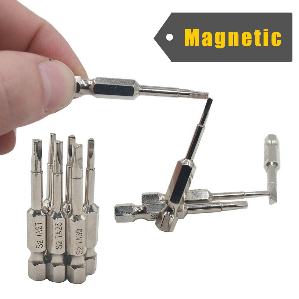 Set 6 đầu tua vít tam giác từ tính S2 1/ 4 inch