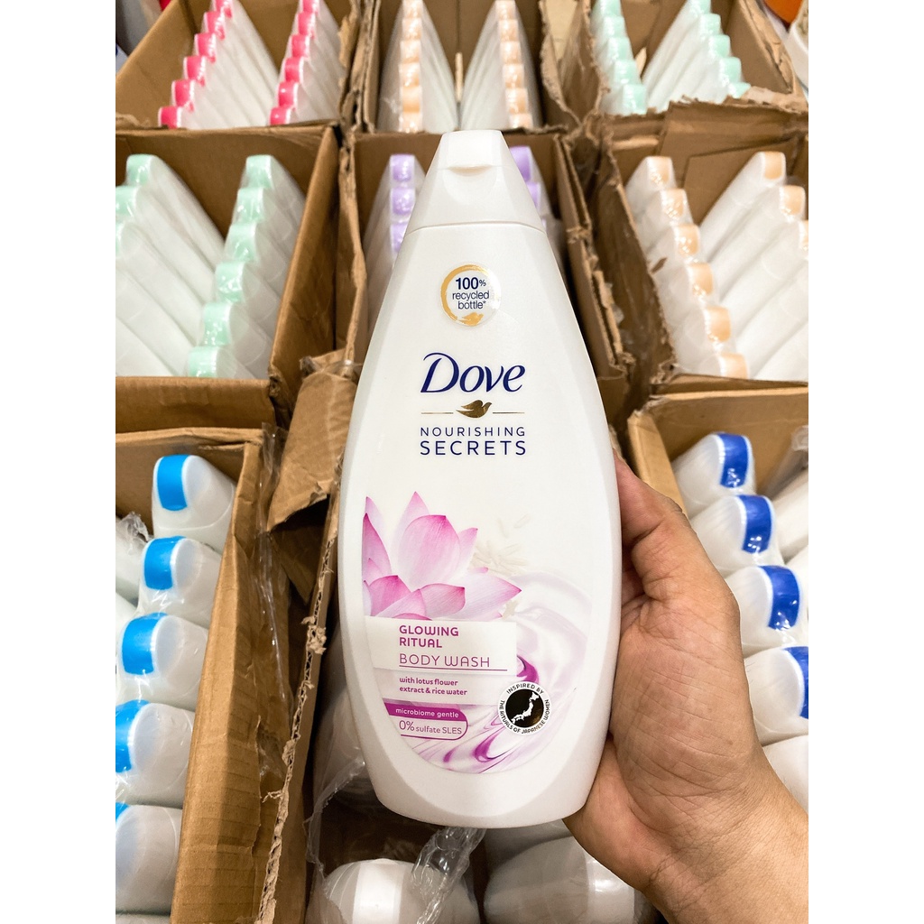 SỮA TẮM DƯỠNG THỂ DOVE ĐỦ MÙI 500ML