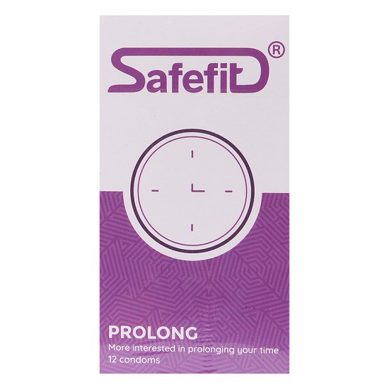 Bao cao su SafeFit ProLong (hộp 12) + tặng hộp 3