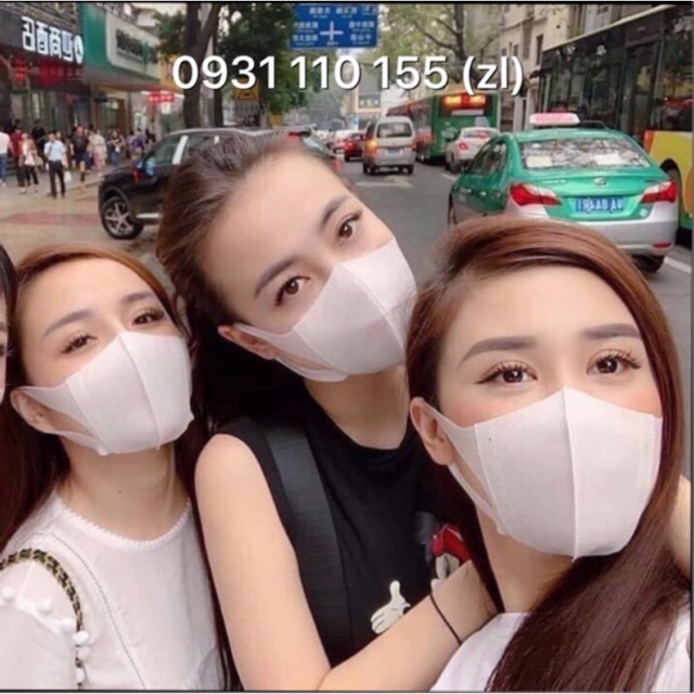 Hộp 10 cái khẩu trang Nhật 5D Mask, khẩu trang 3D mask chính hãng