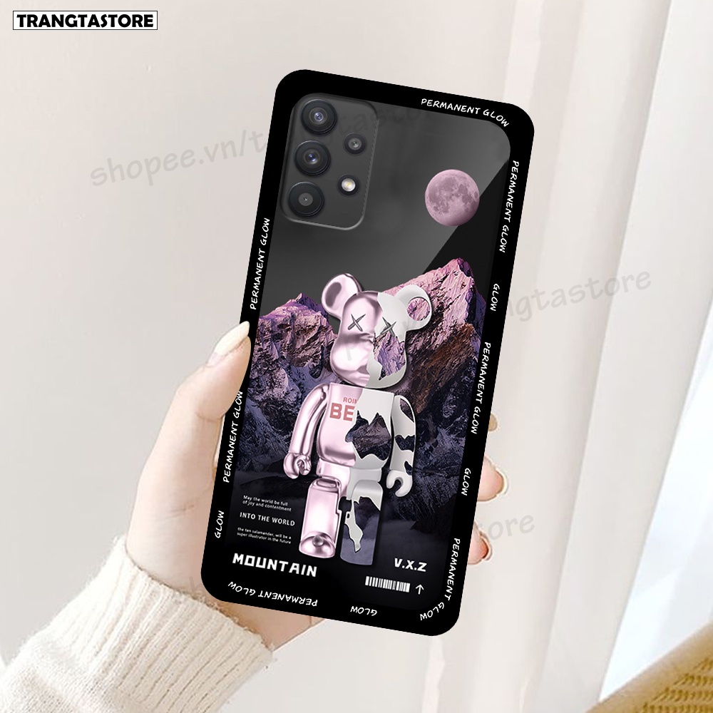 Ốp lưng Samsung A32 4G 5G - A52 - A52s -  A72 in hình gấu Bearbrick,Mountain,xanh,đen,đỏ giá rẻ