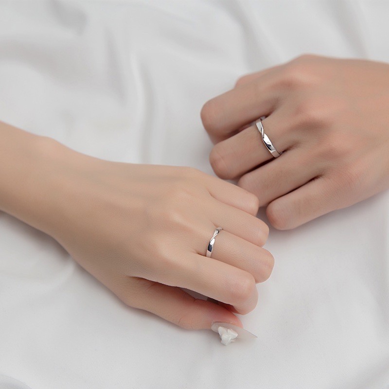 Nhẫn đôi | Nhẫn cặp bạc s925 cao cấp