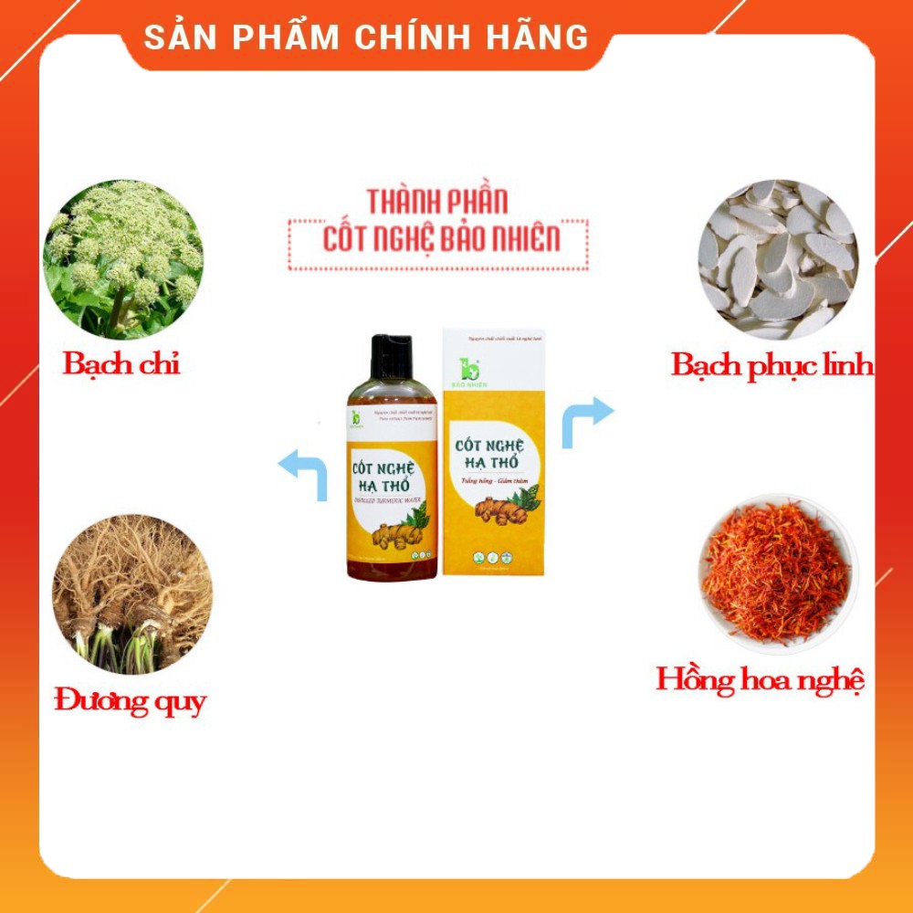 SALE Cốt Gừng Cốt Nghệ Bảo Nhiên 330ml - BonMart