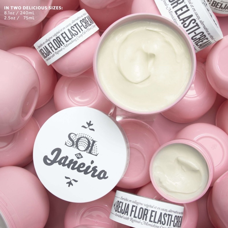 Kem dưỡng thể Sol de Janeiro Beija Flor™ Elasti-Cream with Collagen and Squalane