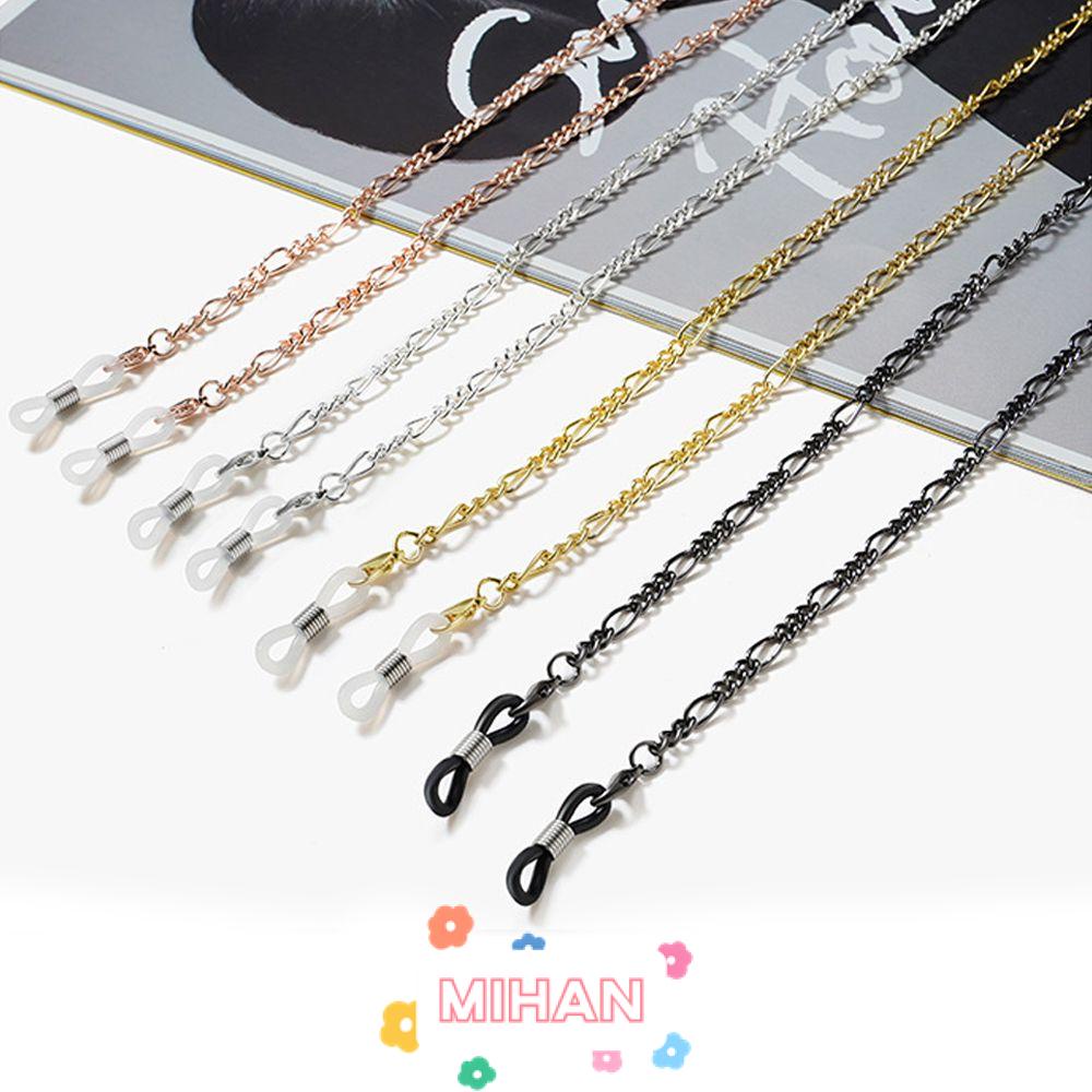MIHAN1 Unisex Metal Eyeglass Chain Non-slip Reading Glasses Lanyard Sunglasses Holder Spectacles Cords Fashion Eyeglass Holder Eyewear Accessories Necklace/Multicolor