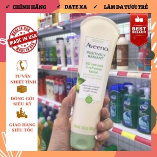 Sữa rửa mặt Aveeno Positively Radiant 60 second 141g