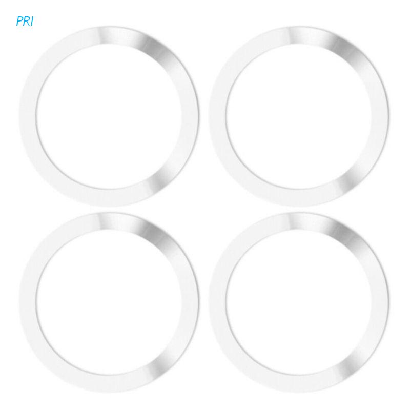 Set 4 đế sạc không dây hình tròn từ tính cho điện thoại iPhone