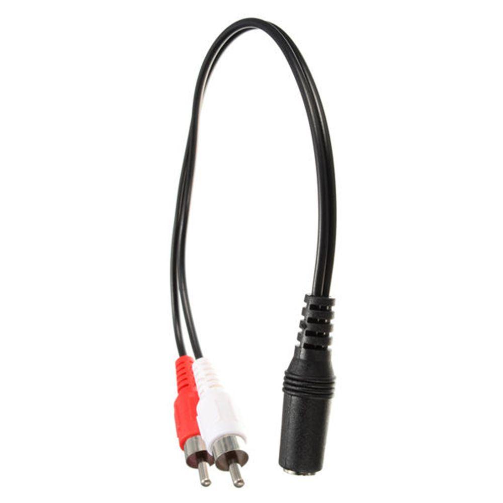 Cáp Chia Âm Thanh Từ Đầu 3.5mm Sang RCA 40cm 2 RCA Cho Tai Nghe