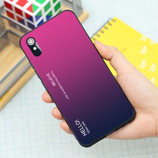 Ốp lưng kính cường lực Vivo Y91C, Y93 - Gradient edition