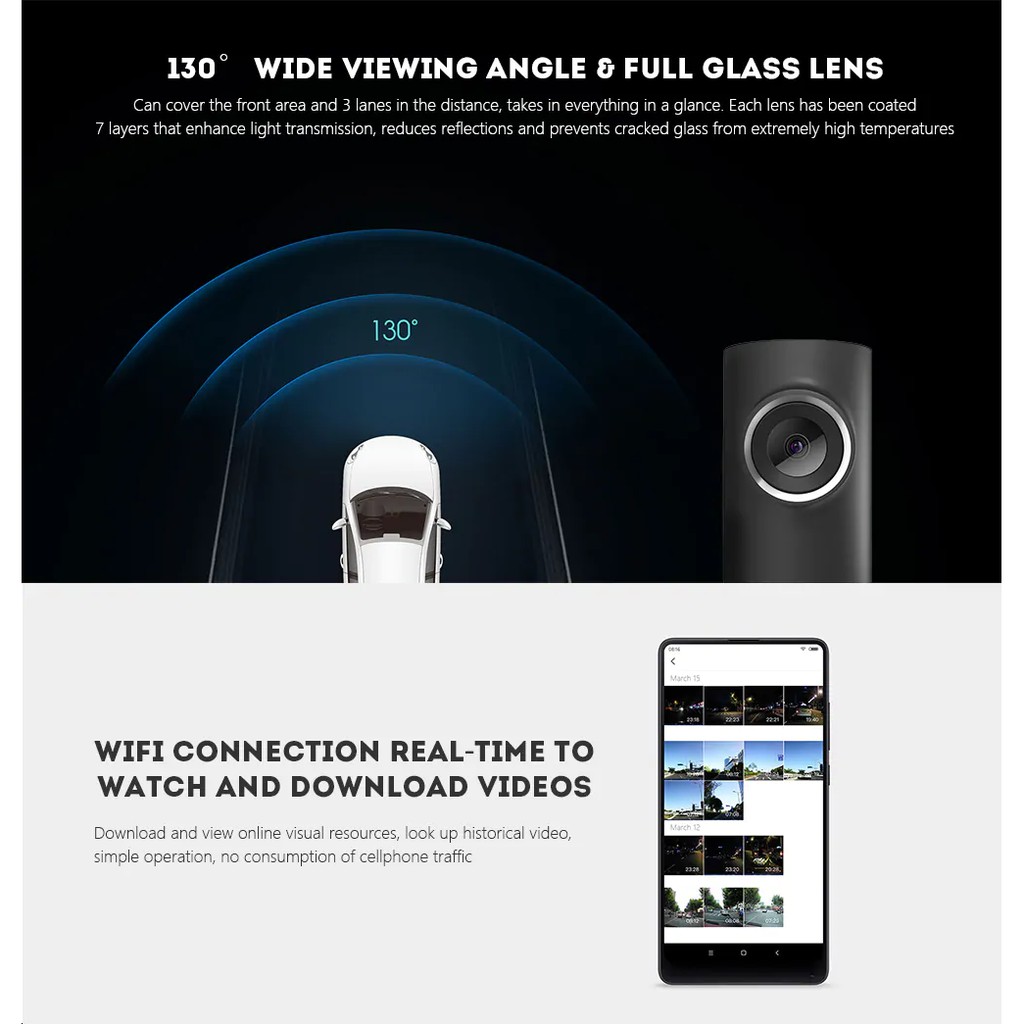 [TIẾNG ANH] Camera hành trình Xiaomi 70Mai Dashcam chính hãng
