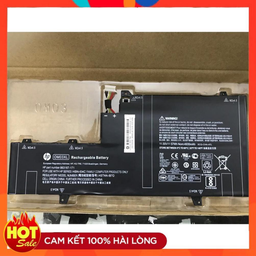 HÀNG ZIN  Pin Zin (Battery) HP EliteBook X360 1030 G2 OM03XL Original