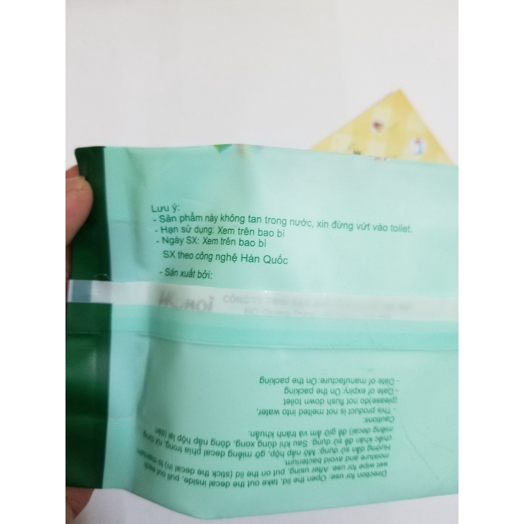 Khăn ướt BABY 120 Tờ khăn ướt cho bé Cao cấp Mềm Mịn  An Toàn Cho Bé Shop Bé TiTi