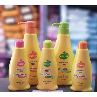 Sữa tắm gội Wesser cho bé 500ml siêu thơm