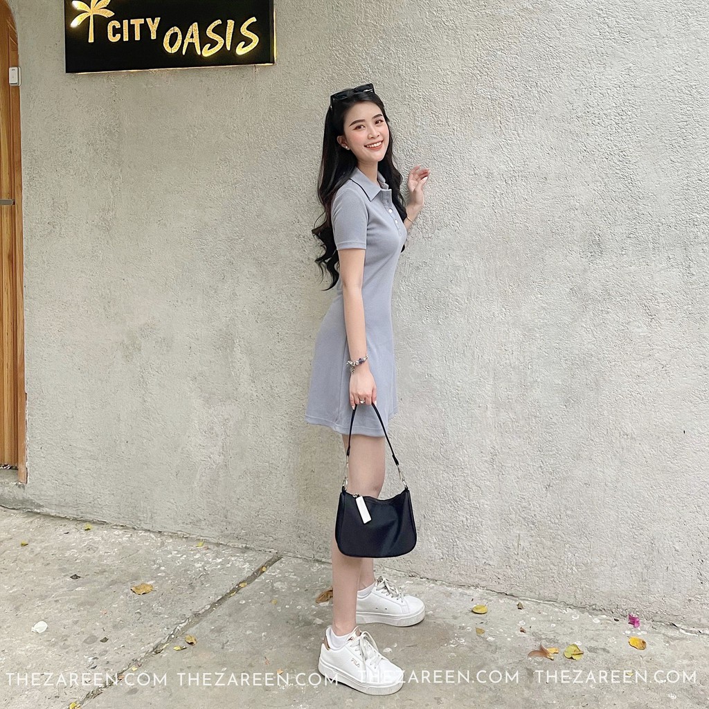 [Mã FAGREAT1505 giảm 8% tối đa 50K đơn 250K] ĐẦM POLO DÁNG XÒE ZAREEN DAX34 XANH DƯƠNG | BigBuy360 - bigbuy360.vn