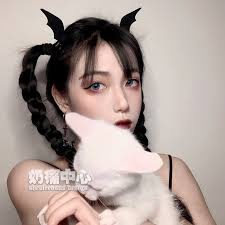 Cài tóc cánh dơi băng đô màu đen phong cách halloween dễ thương cute