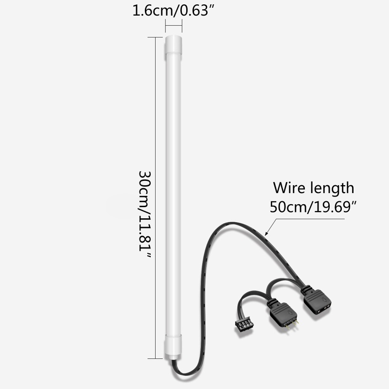 Dụng Cụ Làm Bánh Xoay 360 Độ° Thanh Đèn LED Coolmoon Y360 ARGB 5V 3pin 4Pin RGB Cho Máy Tính