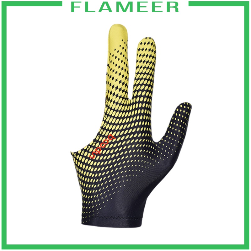 Portable Billiard Gloves Left/Right Hand Unisex Universal 3 Fingers Show Gloves Shooters Snooker Cue One Size Sport Mitts Indoor Game Kit