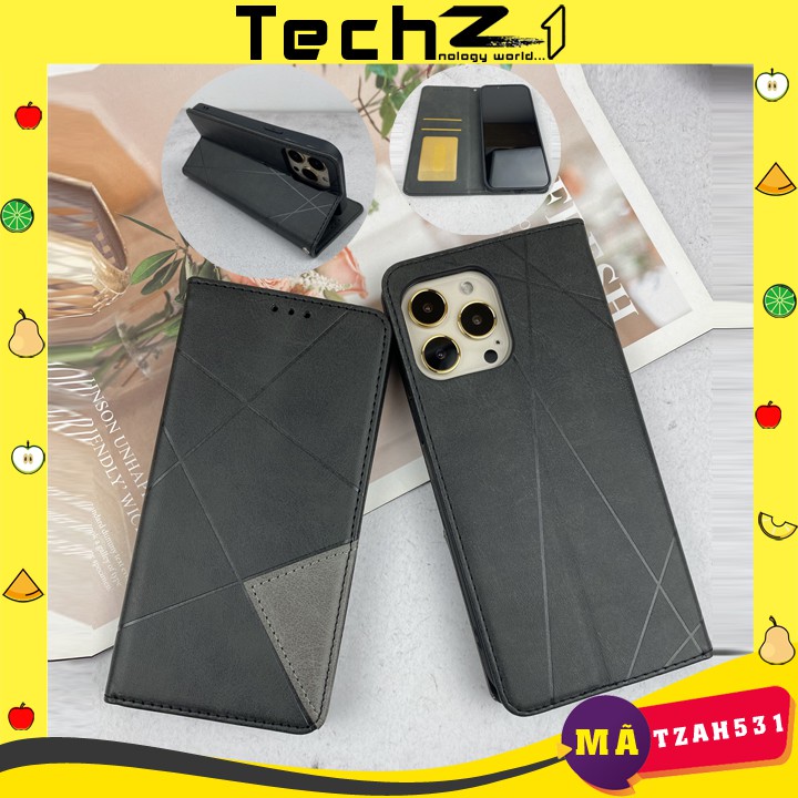 Bao Da iPhone 13/13mini/13Pro/13ProMax Nắp Gập Từ Tính - Mã TZAH531