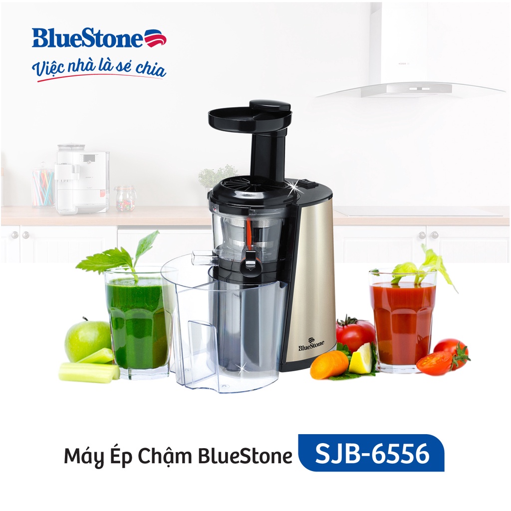 Máy Ép Chậm BlueStone SJB-6556, Ép Trái Cây Rau Củ Quả Kiệt Bã - Bảo Hành Chính Hãng 2 Năm