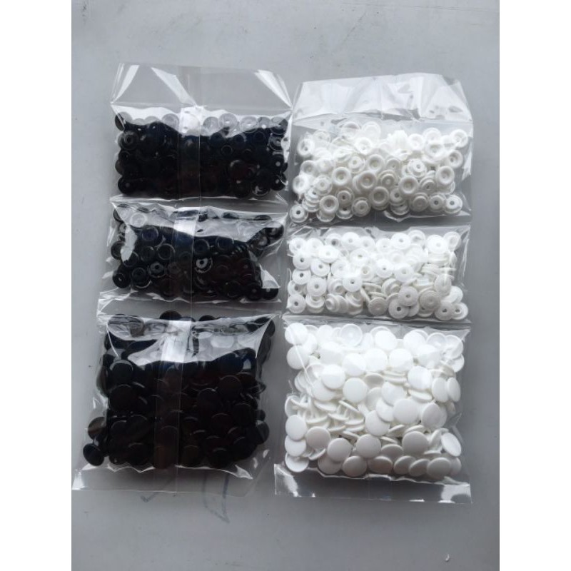 combo 100 nút nhựa 4 thành phần T5 - 13mm