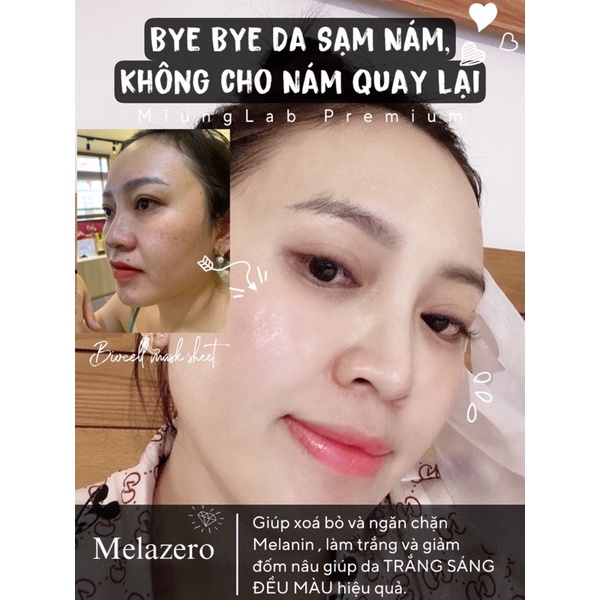 Mặt nạ chống lão hoá , dưỡng trắng da LÁNYBEAU Miunglab Premium Anti-Aging &amp; Whitening 25g Đỏ