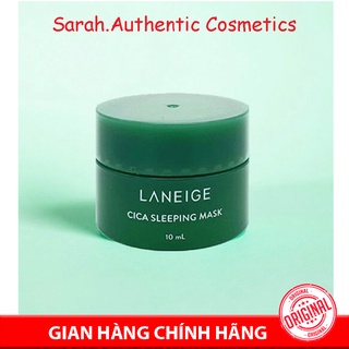 [Auth-mini] Mặt nạ ngủ LANEIGE Cica Sleeping 10ml (Bill Hàn)