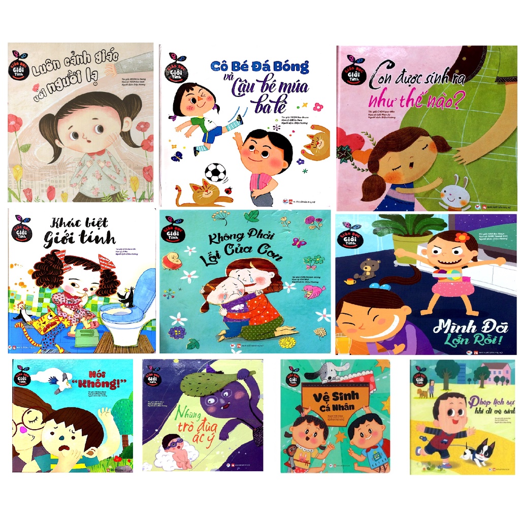 Sách - Giáo Dục Giới Tính ( Combo 8 Cuốn )