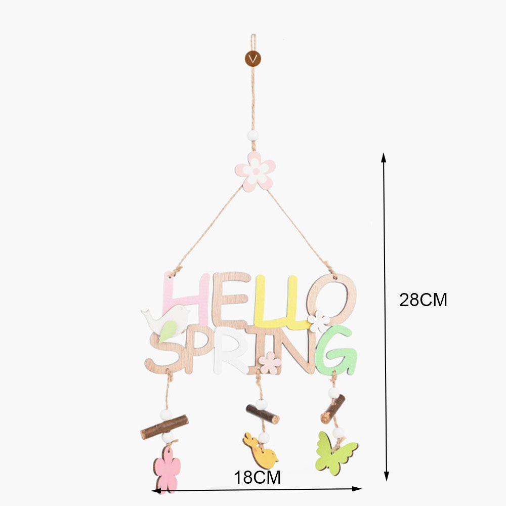 Chữ LET Happy Easter Bằng Gỗ Trang Trí Nhà Cửa