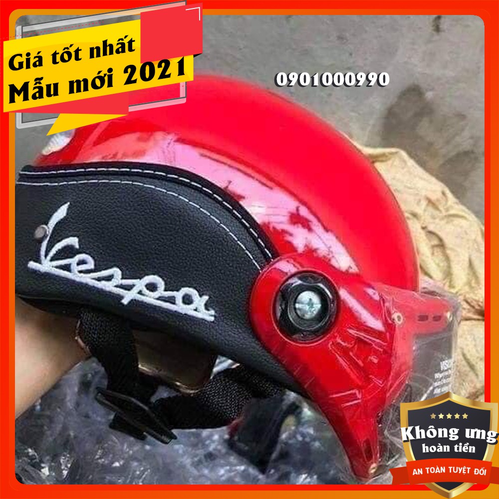 ⚡RẺ VÔ ĐỊCH⚡Mũ bảo hiểm Vespa nửa đầu có kính