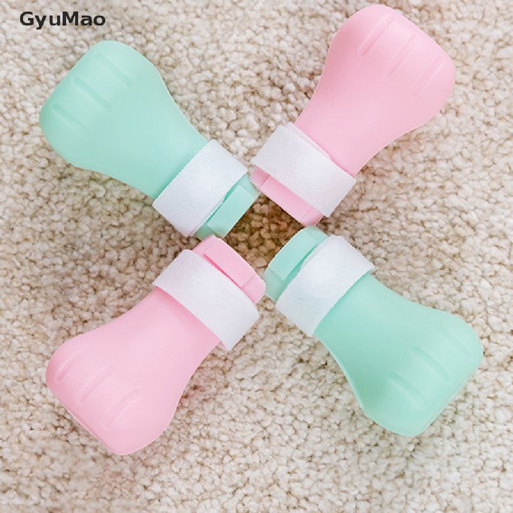 [cxGYMO] 4pcs Adjustable Pet Cat Paw Protector for Bath Soft Silicone Shoes Cat Paw Cover  HDY