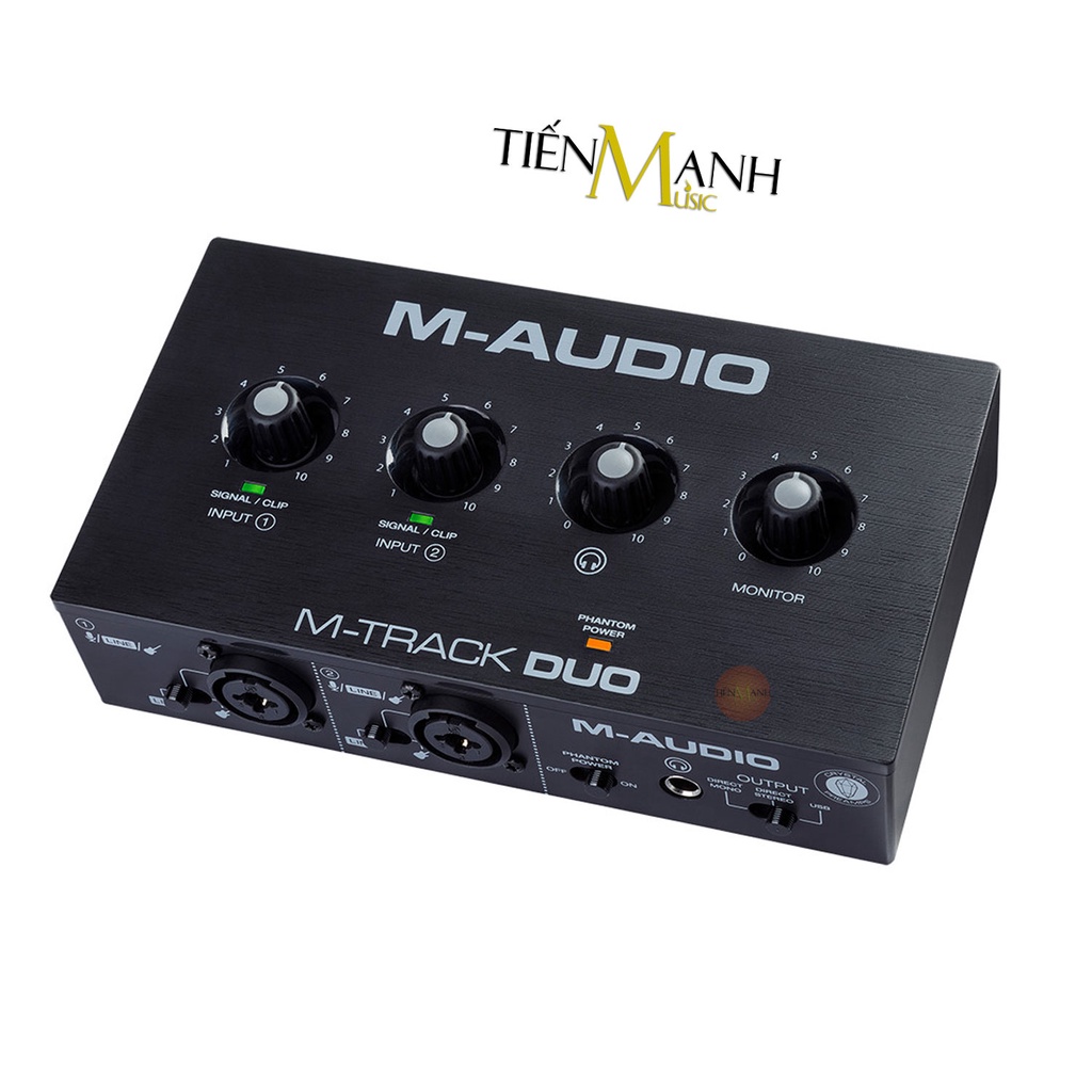 Soundcard M-audio M-Track Duo Bộ Thu Âm, Livestream MAudio MTrack Audio Sound Card M Track